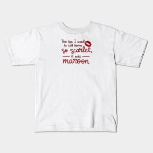 Maroon Kids T-Shirt